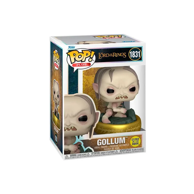 The Lord of the Rings Funko Pop Plus Vinyl: Gollum (Glow in the Dark) by Funko – cover 3 of 3
