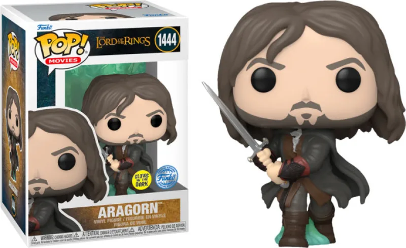 The Lord of the Rings Funko Pop Vinyl: Aragorn (Glows in the Dark) (1444) van Funko – cover