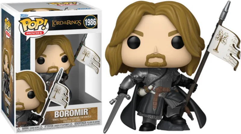 The Lord of the Rings Funko Pop Vinyl: Boromir (with Gondor Flag) by Funko – cover