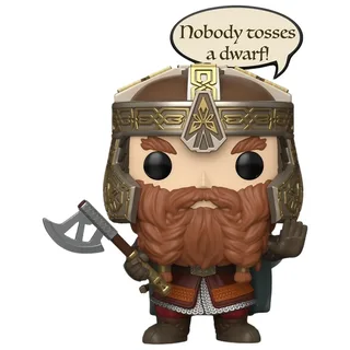 The Lord of the Rings Funko Pop Vinyl: Gimli (Nobody tosses a Dwarf!) van Funko – cover 2 van 2