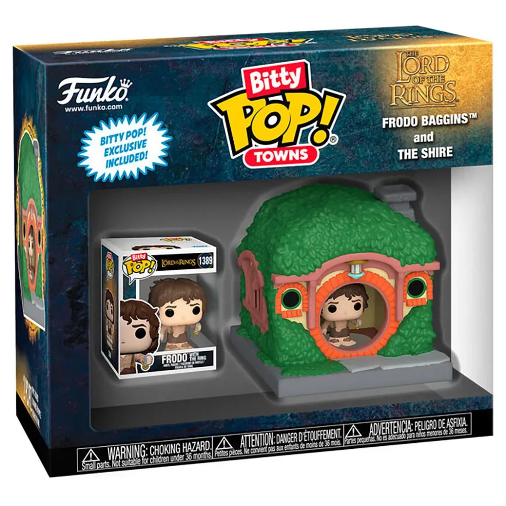 The Lord Of The Rings Town Frodo Baggins And The Shire Figuur by Funko – cover