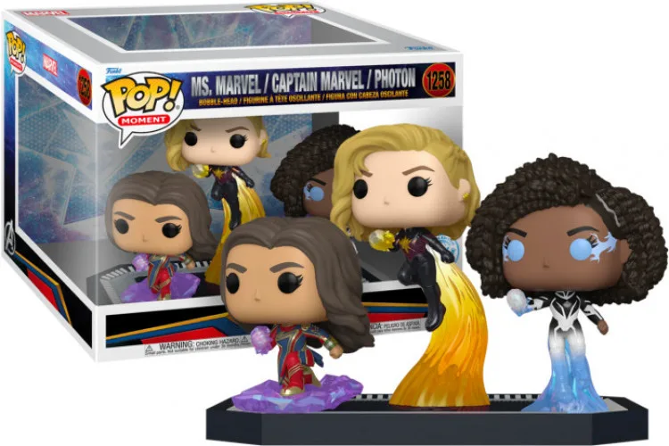 The Marvels Funko Pop Vinyl: Captain Marvel / Ms. Marvel / Photon van Funko – cover