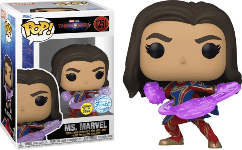 The Marvels Funko Pop Vinyl: Ms. Marvel (Glow in the Dark) (Special Edition) van Funko – cover