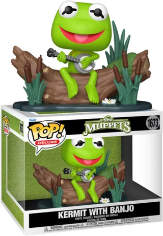 The Muppets Deluxe Funko Pop Vinyl: Kermit with Banjo de Funko – jaquette 1 sur 2