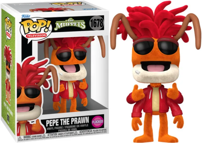 The Muppets Funko Pop Vinyl: Pepe the Prawn (Flocked) van Funko – cover