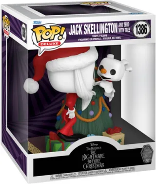 The Nightmare Before Christmas 30th Anniversary Funko Pop Deluxe Vinyl: Jack and Zero With Tree van Funko – cover 1 van 2