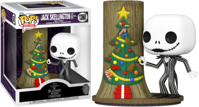 The Nightmare Before Christmas 30th Anniversary Funko Pop Deluxe Vinyl: Jack Skellington with Christmas Door van Funko – cover