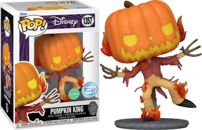 The Nightmare Before Christmas 30th Anniversary Funko Pop Vinyl: Pumpkin King (Scented) van Funko – cover 1 van 2