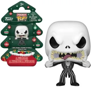 The Nightmare Before Christmas Funko Pocket Pop! Figure: Jack (Holiday Tree) by Funko – cover 1 of 2