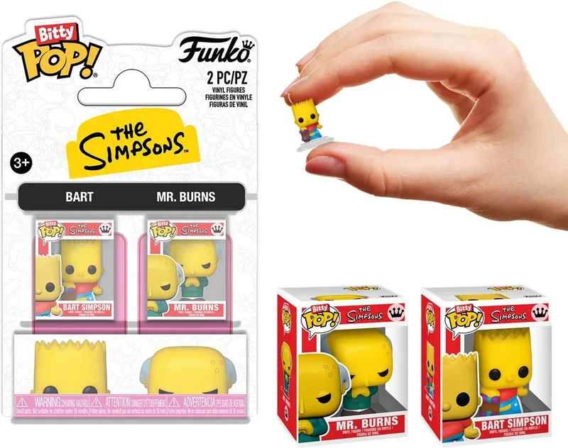 The Simpsons Funko Bitty Pop! 2-Pack: Bart & Mr. Burns by Funko – cover 1 of 3