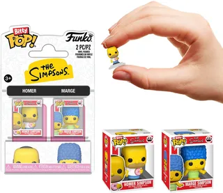 The Simpsons Funko Bitty Pop! 2-Pack: Homer & Marge by Funko – cover 1 of 3