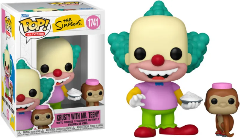 The Simpsons Funko Pop Vinyl Figure: Krusty with Mr.Teeny van Funko – cover