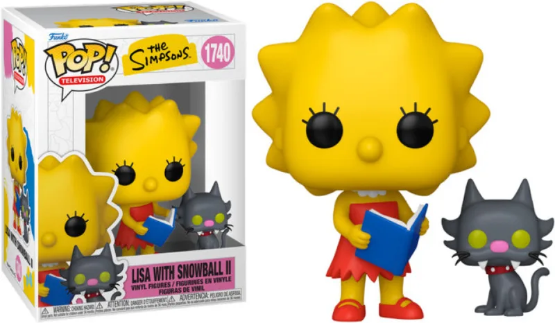 The Simpsons Funko Pop Vinyl Figure: Lisa with Snowball by Funko – cover