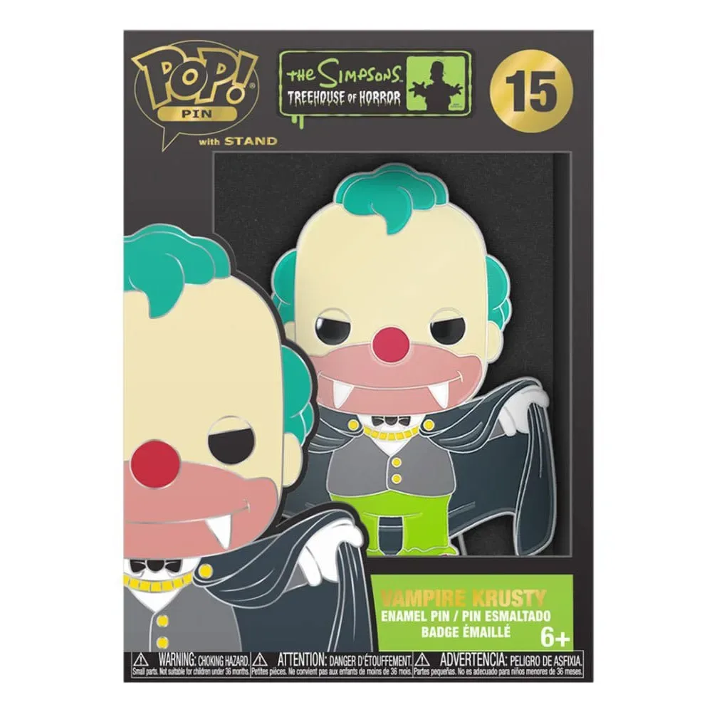 The Simpsons Krusty Geëmailleerde Speld 10 Cm by Funko – cover