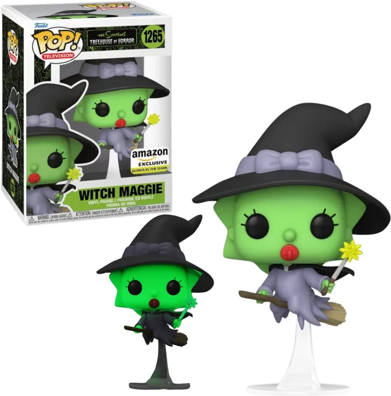 The Simpsons Treehouse of Horror Funko Pop Vinyl: Witch Maggie de Funko – jaquette