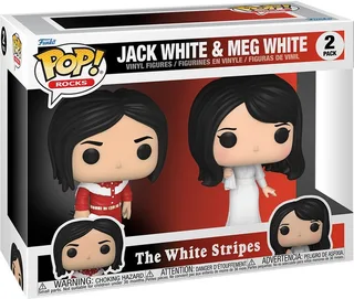 The White Stripes Funko Pop Vinyl 2-Pack: Jack White & Meg White van Funko – cover 1 van 3