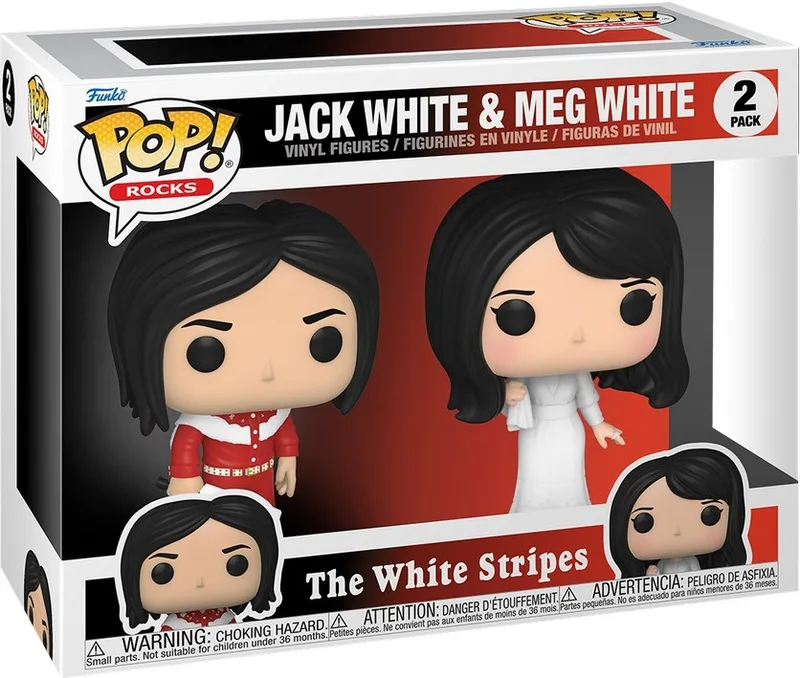 The White Stripes Funko Pop Vinyl 2-Pack: Jack White & Meg White van Funko – cover 1 van 3