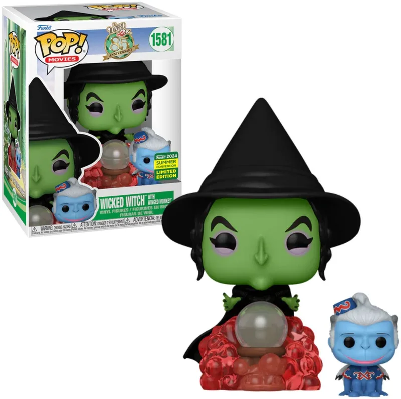 The Wizard of Oz Funko Pop Vinyl: Witch with Winged Monkey (Convention Special) van Funko – cover
