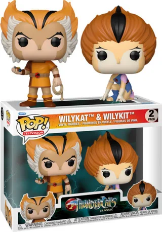 Thundercats Funko Pop Vinyl: Wilykat & Wilykit 2-Pack van Funko – cover 1 van 2