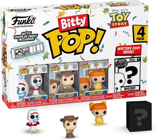 Toy Story Funko Bitty Pop! 4-Pack: Forky / Sheriff Woody / Gabby Gabby de Funko – jaquette 1 sur 4