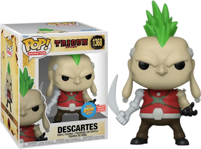 Trigun Funko Pop Vinyl: Descartes (Gamestop Exclusive) de Funko – jaquette