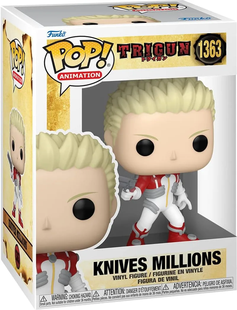 Trigun Funko Pop Vinyl: Knives Millions van Funko – cover