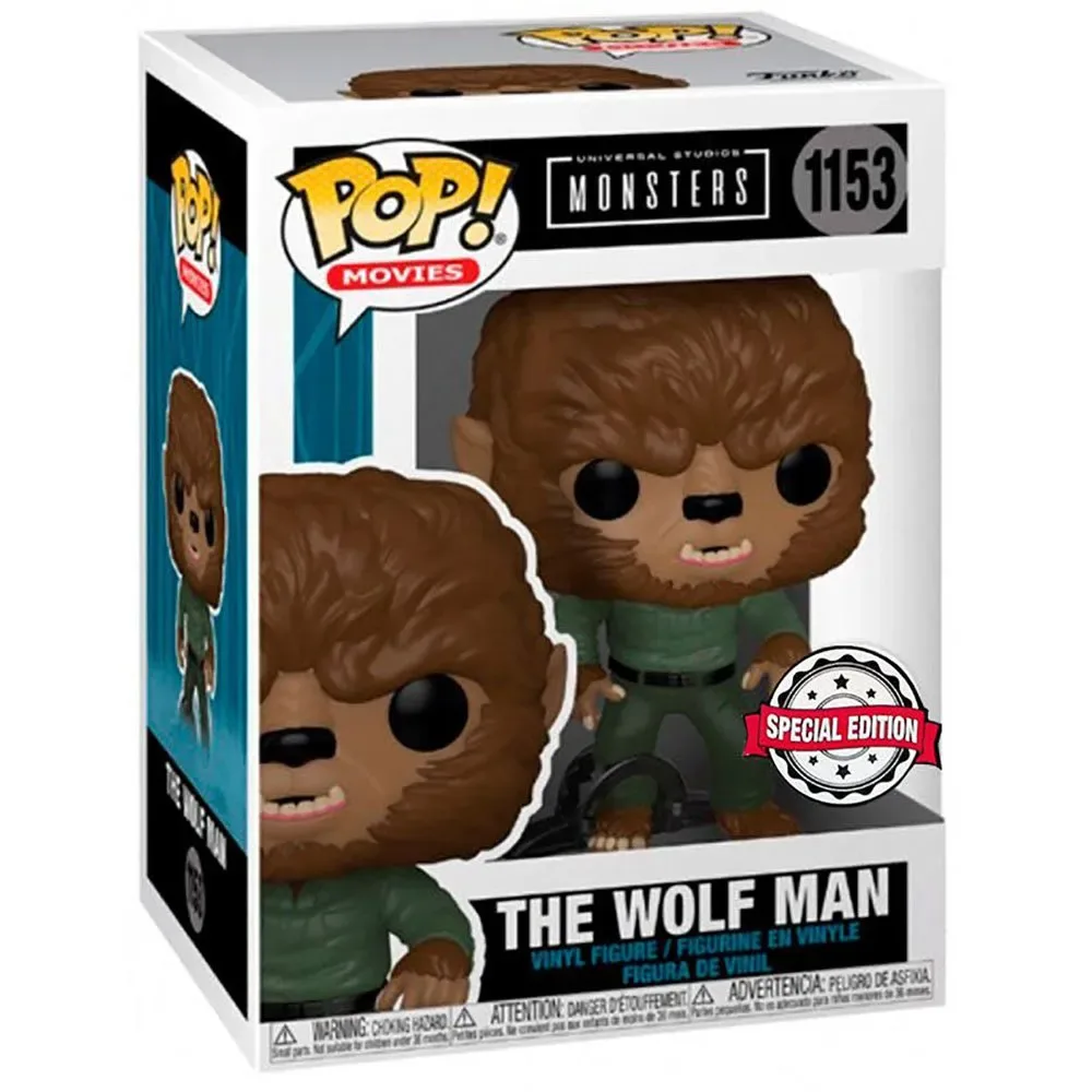 Universal Monsters : Figurine Exclusive Le Loup-garou de Funko – jaquette