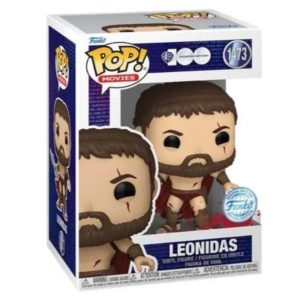 Warner Bross 100e Anniversaire 300 Leonidas Bataille 1473 Figurine Exclusive de Funko – jaquette