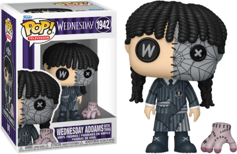 Wednesday Funko Pop Vinyl: Wednesday Addams with Thing (1942) van Funko – cover 1 van 2