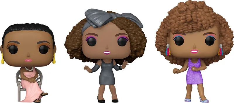 Whitney Houston Funko Pop Vinyl: Whitney Houston Diamond Collection 3-Pack by Funko – cover