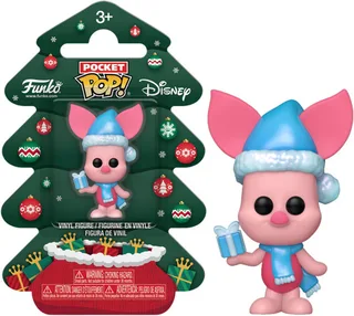 Winnie the Pooh Funko Pocket Pop! Figure: Piglet (Holiday Tree) by Funko – cover 1 of 2