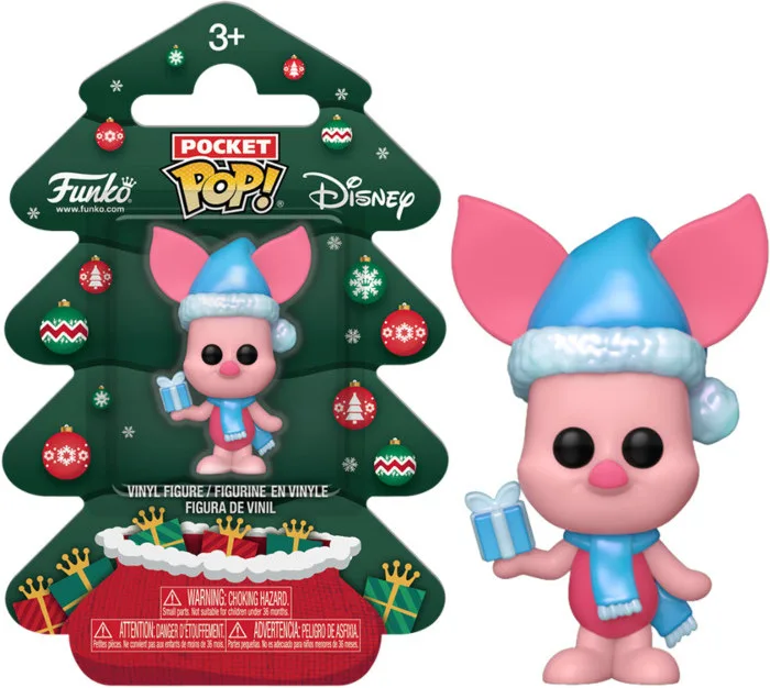 Winnie the Pooh Funko Pocket Pop! Figure: Piglet (Holiday Tree) by Funko – cover 1 of 2