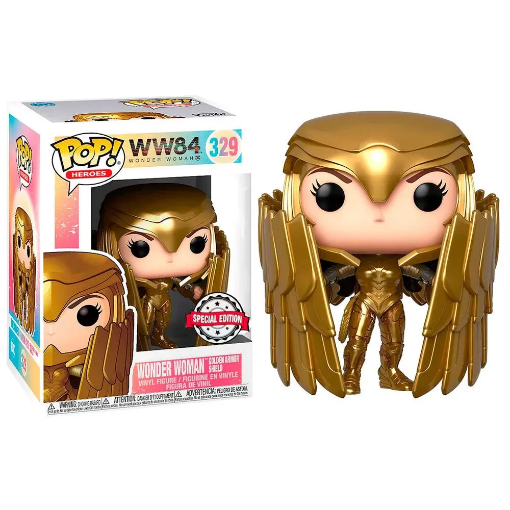 Wonder Woman Dc Comics Goud 84-shield Exclusief Metallic Figuur by Funko – cover
