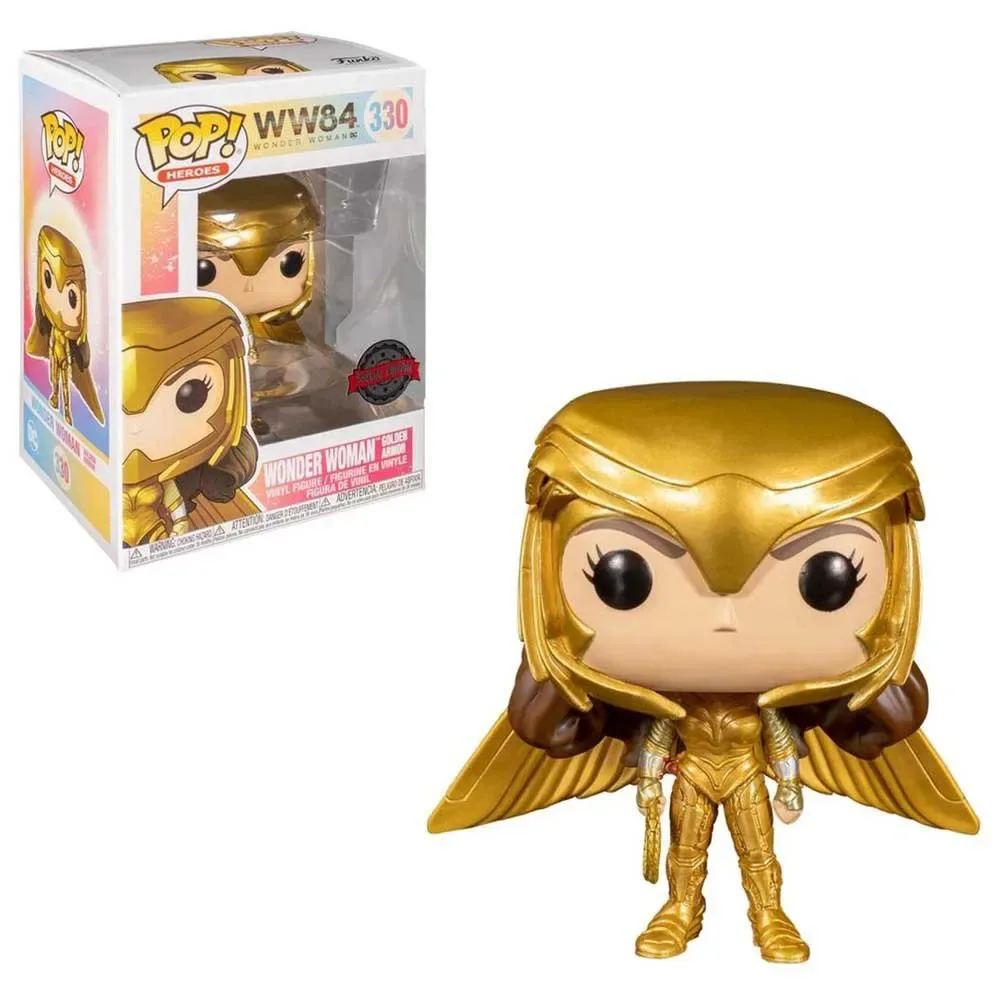 Wonder Woman Guld Rustning 1984-figur 9 Cm fra Funko – cover