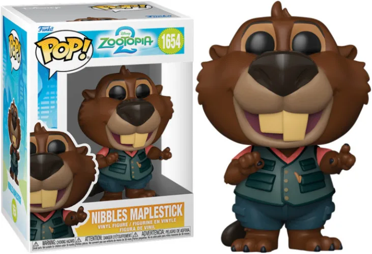 Zootopia 2 Funko Pop Vinyl: Nibbles Maplestick van Funko – cover 1 van 2