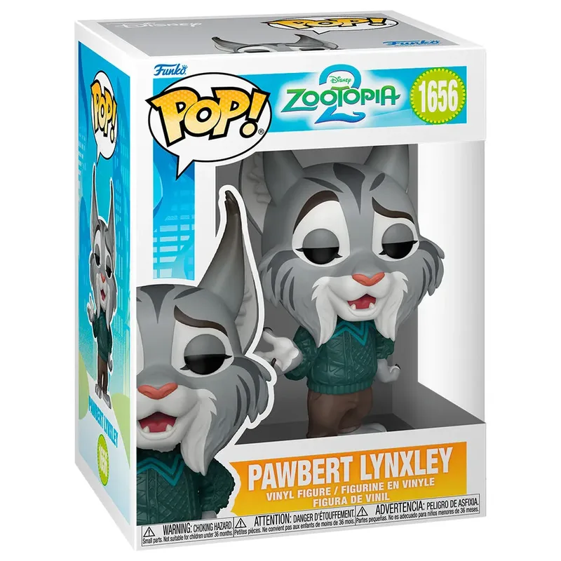 Zootopia 2 Funko Pop Vinyl: Pawbert Lynxley van Funko – cover 2 van 2