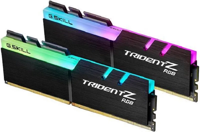 Trident Z RGB F4-3200C16D-32GTZRX - DDR4 - 32 GB: 2 x 16 GB - 288-PIN - 3200MHz - CL16 - 1.35 V - voor AMD Ryzen van G.Skill – cover