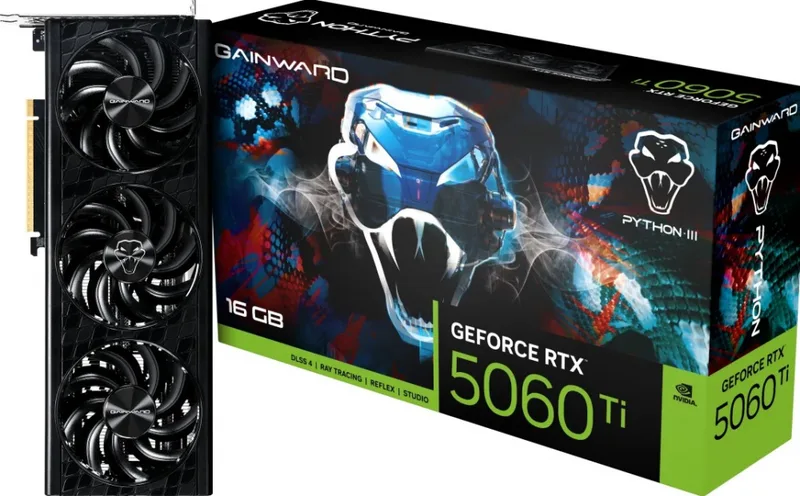 GeForce RTX 5060 Ti Python III 16GB - Videokaart van Gainward – cover