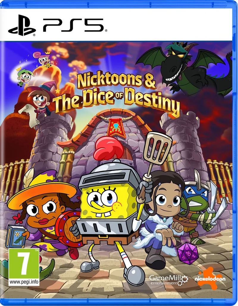 Nicktoons & The Dice of Destiny de GameMill Publishing, PS5 – jaquette