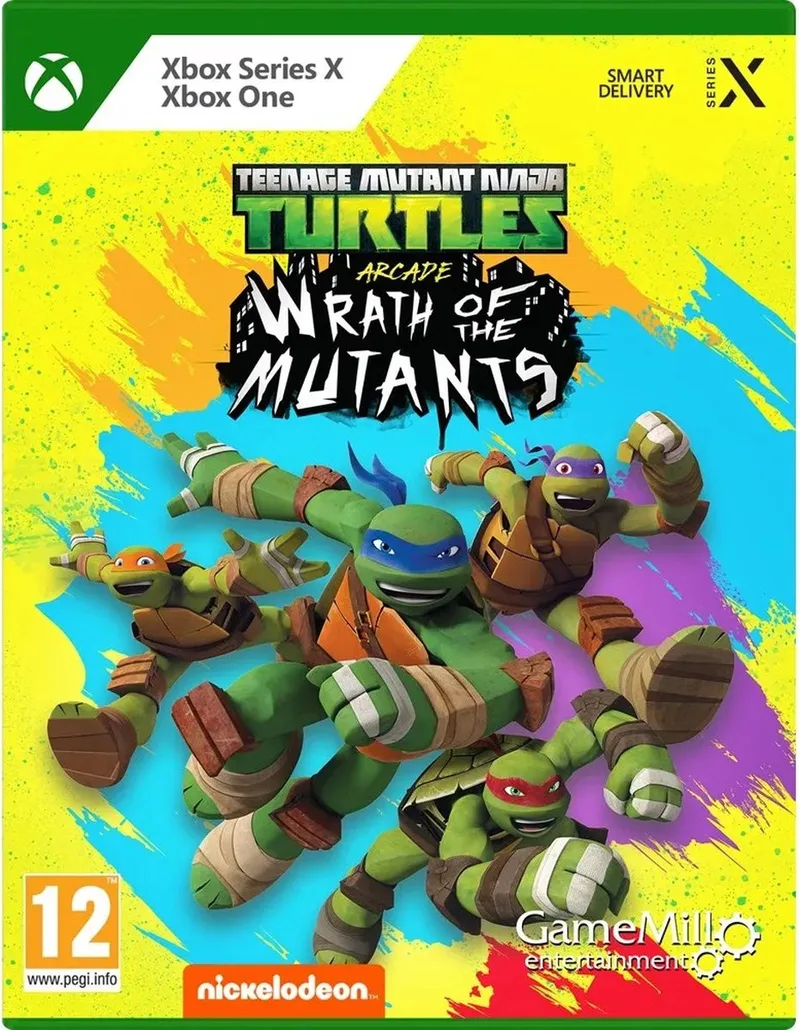 Teenage Mutant Ninja Turtles Arcade: Wrath of the Mutants van GameMill Publishing, Xbox Series X | S – cover