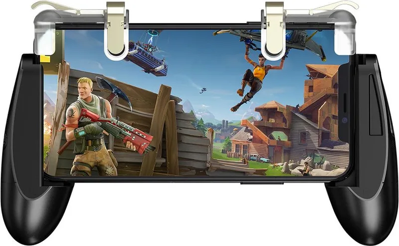 F2 Firestick Grip Mobile Controller | Android | iOS | Draadloos | 177 mm - 45 mm - 56,9 mm by GameSir, Black – cover