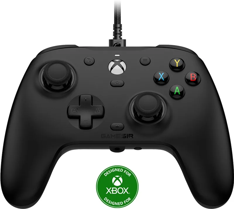 G7 - Bedrade controller - Hall Effect Sticks - Xbox Series X/S, Xbox One & Windows - Zwart van GameSir, Transparant – cover