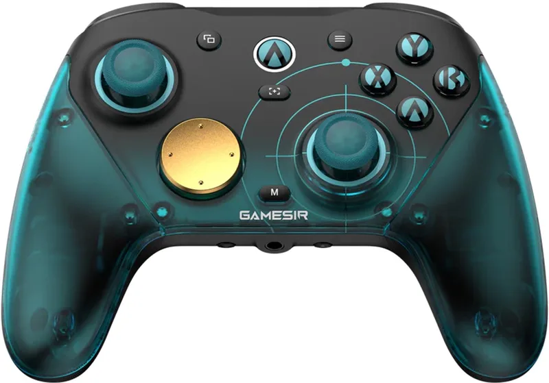 G7 Pro 8K Aimlabs - Controller - Draadloos - 8000Hz - TMR - Hall Effect - 1200mAh - Cyaan van GameSir, Cyaan, Zwart – cover