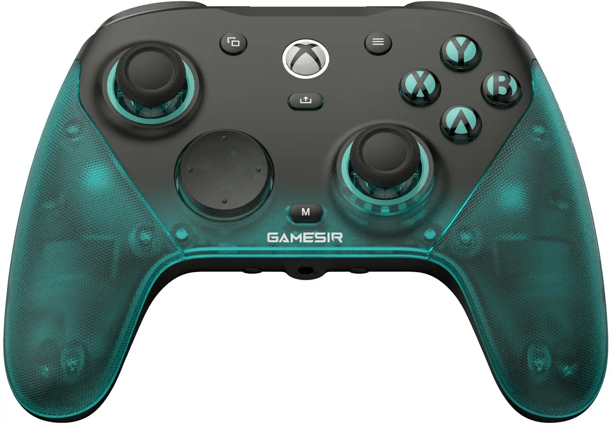 G7 Pro Aimlabs Edition - Draadloze Controller - TMR-sticks - Hall Effect - Xbox/PC/Android fra GameSir, Cyaan – cover