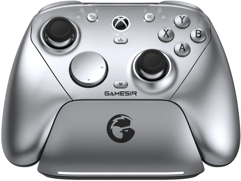 G7 Pro Bluetooth/RF/USB Gamepad Analoog/digitaal Android, iOS, Nintendo Switch, PC by GameSir, Silver – cover