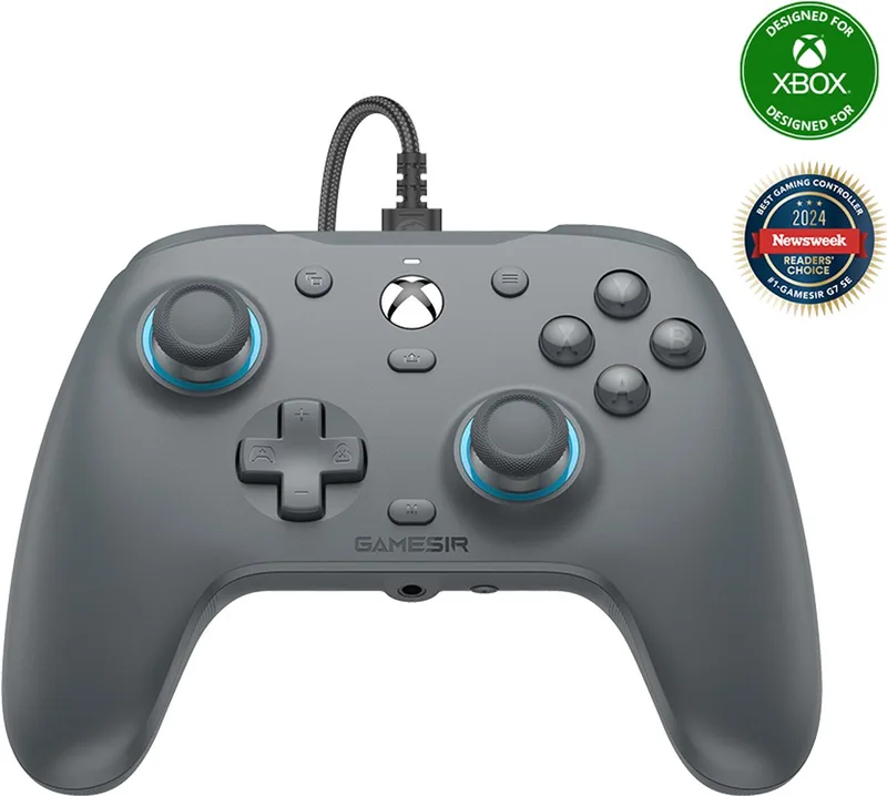 G7 SE - Bedrade Controller - Hall Effect Sticks - Xbox Series X/S, Xbox One en PC van GameSir, Grijs – cover