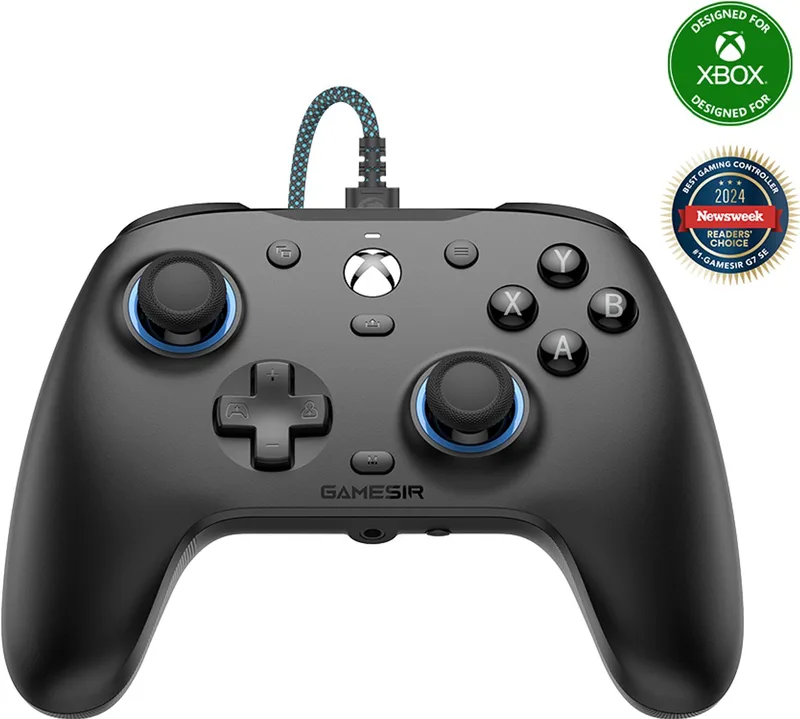 G7 SE - Bedrade Controller - Hall Effect - Verwisselbare frontplaat - Xbox, PC & Android van GameSir, Zwart – cover