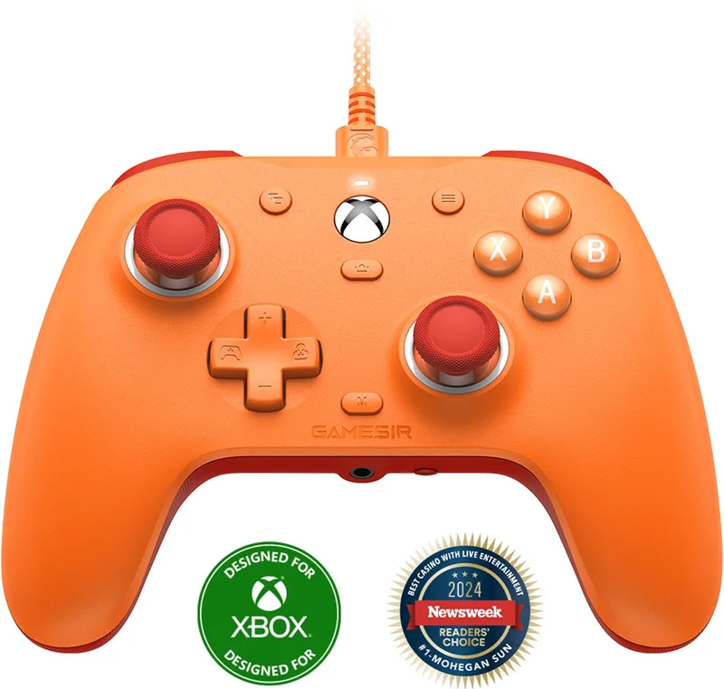 G7 SE - Bedrade Controller - Hall Effect - Xbox Series X/S/Xbox One/PC by GameSir, Orange – cover