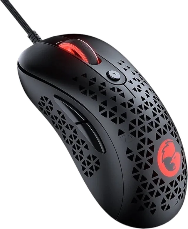 GM500 - Bedrade Gamingmuis - Ultralicht - PMW3360 Optische Sensor - 12.000 DPI - Mechanische Kailh Schakelaars - 68g