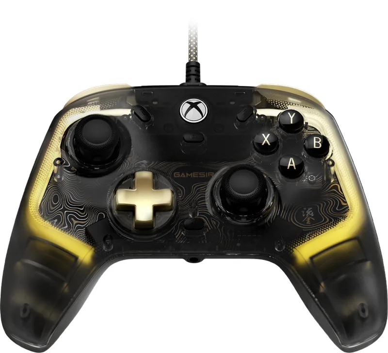 Kaleid Flux - Bedrade controller - Hall Effect-sticks - Xbox Series X/S, Xbox One & Windows by GameSir, Transparent – cover